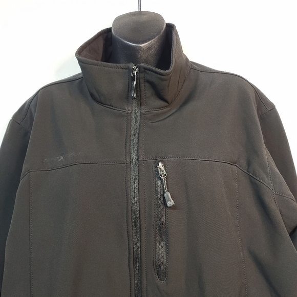 ZeroXposur Black Fleece Lined Soft Shell Performance Jacket Mens Sz  L - Picture 4 of 13